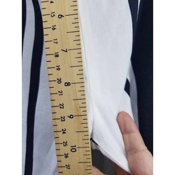 ecru barbados pant black white striped lined size 2 - Picture 5 of 10